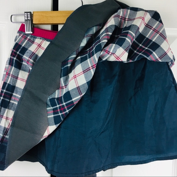 Blue Plaid Skirts - Picture 2 of 3